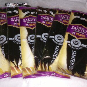 6 Pack of # bundles of braiding hair. Prestretched color #4